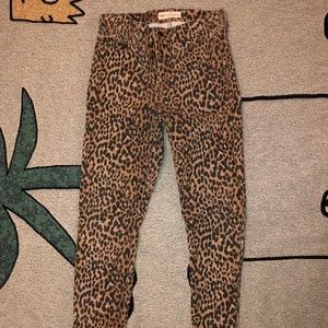 Gap Leopard Print Jeans